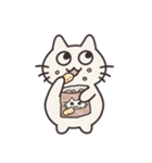 ラテねこちゃん（個別スタンプ：20）