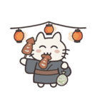 ラテねこちゃん（個別スタンプ：40）