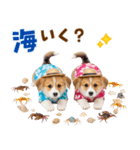 コーギーの夏！！（個別スタンプ：26）