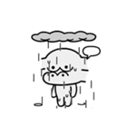 無表情猿（個別スタンプ：13）