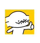 無表情猿（個別スタンプ：16）