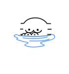 無表情猿（個別スタンプ：19）