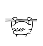 無表情猿（個別スタンプ：20）