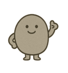 [アレンジ用]表情豊かな石たちの日常（個別スタンプ：9）