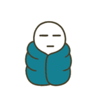 [アレンジ用]シンプルに白い人（個別スタンプ：4）