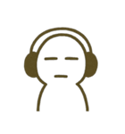 [アレンジ用]シンプルに白い人（個別スタンプ：9）