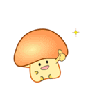 nobobi アニメ 丸いキノコっち（個別スタンプ：2）