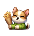 子犬たち④（個別スタンプ：5）