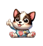 子犬たち④（個別スタンプ：15）