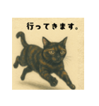 サビ猫しずくちゃんスタンプ パート2（個別スタンプ：3）