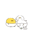 へんてこなべびぴよとべびアヒル（個別スタンプ：7）