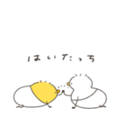へんてこなべびぴよとべびアヒル（個別スタンプ：8）