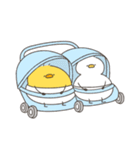 へんてこなべびぴよとべびアヒル（個別スタンプ：13）