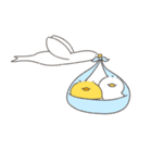 へんてこなべびぴよとべびアヒル（個別スタンプ：19）