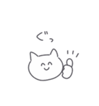 ◉あったら嬉しいネコ◉敬語基本パック◉（個別スタンプ：17）