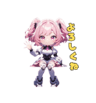 完璧アンドロイド、かわいさ設計図どおり♪（個別スタンプ：2）