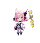 完璧アンドロイド、かわいさ設計図どおり♪（個別スタンプ：3）