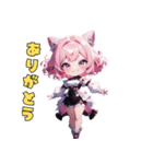完璧アンドロイド、かわいさ設計図どおり♪（個別スタンプ：7）