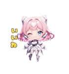 完璧アンドロイド、かわいさ設計図どおり♪（個別スタンプ：12）