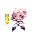 完璧アンドロイド、かわいさ設計図どおり♪（個別スタンプ：32）