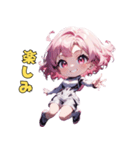 完璧アンドロイド、かわいさ設計図どおり♪（個別スタンプ：38）