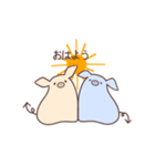 2匹のぶーちゃん（個別スタンプ：1）