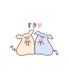 2匹のぶーちゃん（個別スタンプ：7）