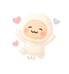 夏のぷっくり3D 使いやすい♡しろもっち♡（個別スタンプ：27）