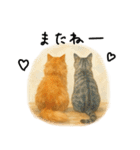 ◉使いたくなる猫◉長毛＆短毛（個別スタンプ：40）