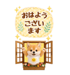 癒し柴犬の気軽な敬語スタンプ【BIG】（個別スタンプ：5）