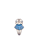 重ねて使う☆スクールガールズ 2（個別スタンプ：10）