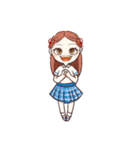 組み立て済み！☆スクールガールズ 2（個別スタンプ：35）