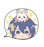 刀剣乱舞♦まめのすけといっしょ 【挨拶】（個別スタンプ：14）