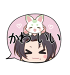 刀剣乱舞♦まめのすけといっしょ 【挨拶】（個別スタンプ：16）
