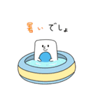 ぎょう虫検査セロファン 夏（個別スタンプ：38）