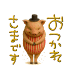 mottoのクールな動物達♡デカ文字（個別スタンプ：17）