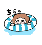 夏！もふもふおさる（個別スタンプ：6）