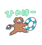 夏！もふもふおさる（個別スタンプ：14）