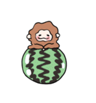夏！もふもふおさる（個別スタンプ：36）