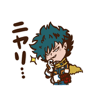 僕のヒーローアカデミア 緑谷出久（個別スタンプ：7）