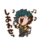 僕のヒーローアカデミア 緑谷出久（個別スタンプ：9）