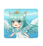 アイス大好きみなみちゃんスタンプ（個別スタンプ：10）