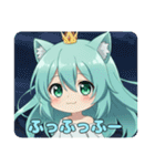 アイス大好きみなみちゃんスタンプ（個別スタンプ：21）