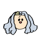 エリちゃんの顔スタンプ（個別スタンプ：4）