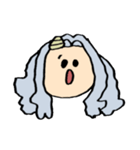 エリちゃんの顔スタンプ（個別スタンプ：15）
