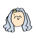 エリちゃんの顔スタンプ（個別スタンプ：18）
