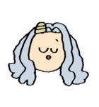 エリちゃんの顔スタンプ（個別スタンプ：19）