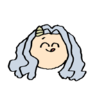 エリちゃんの顔スタンプ（個別スタンプ：22）