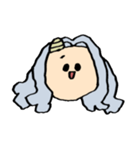 エリちゃんの顔スタンプ（個別スタンプ：24）
