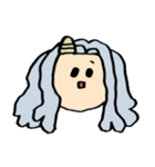 エリちゃんの顔スタンプ（個別スタンプ：28）